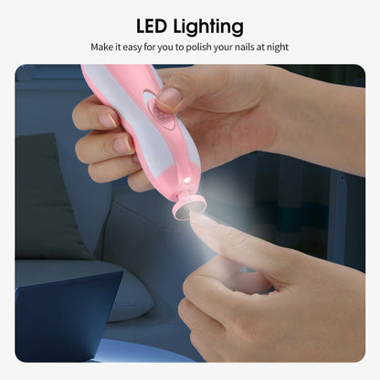 👶 Baby Electric Nail Trimmer Set ✨ | Safe & Gentle Nail Care for Infants & Toddlers 💅